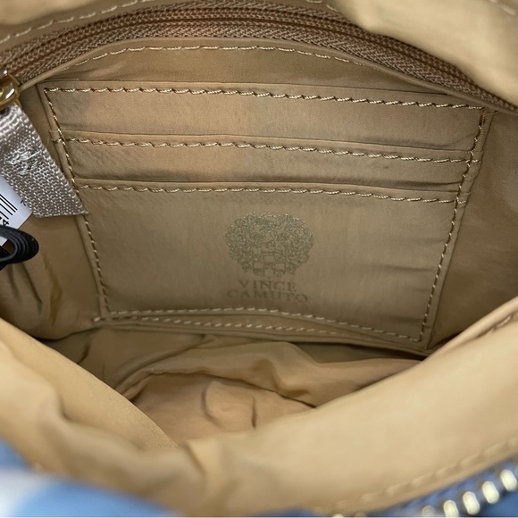 Vince Camuto Wristlet Clutch | Blue & White Stripe | Wallet - Picture 4 of 6